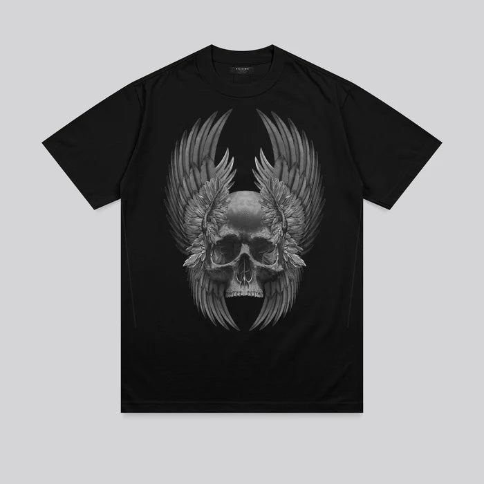 Camiseta Religion wings skull