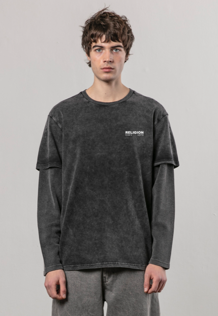 Camiseta RELIGION WAFFLE SLEEVE MANGA LARGA