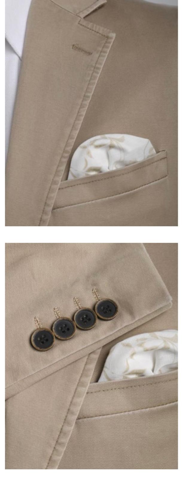 Americana beige Corcos Javier Lobato