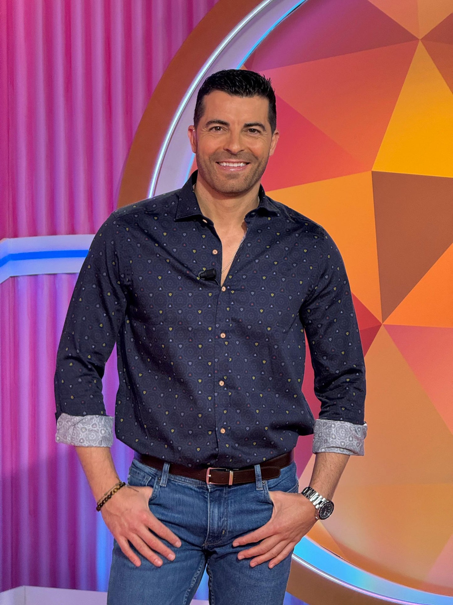 Camisa Monttesco azul socialite