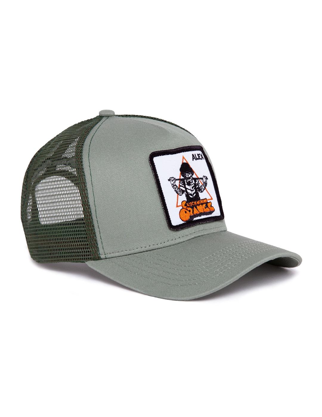 Gorra naranja mecánica