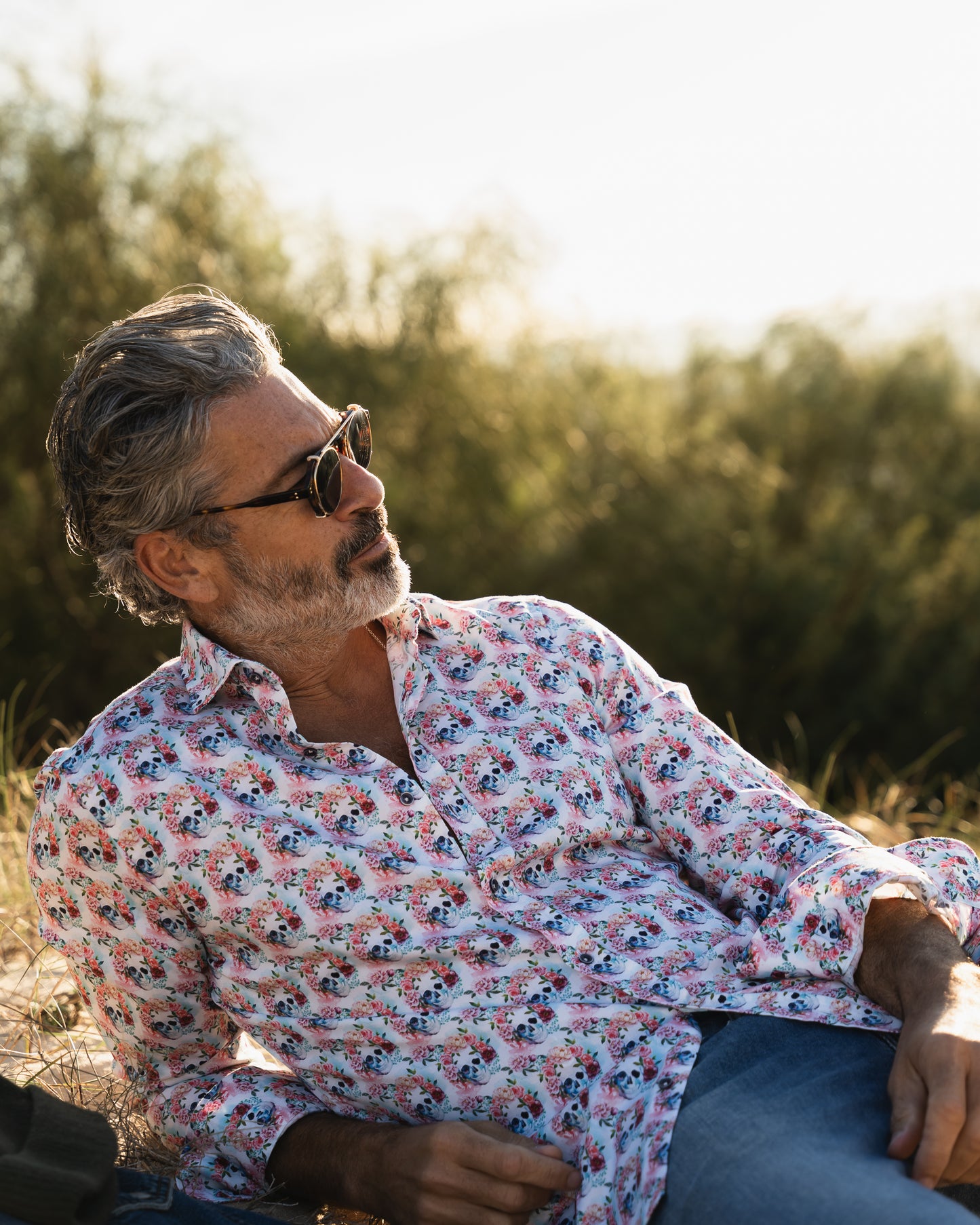 Camisa Montesco calavera blanca - INDOMITO108