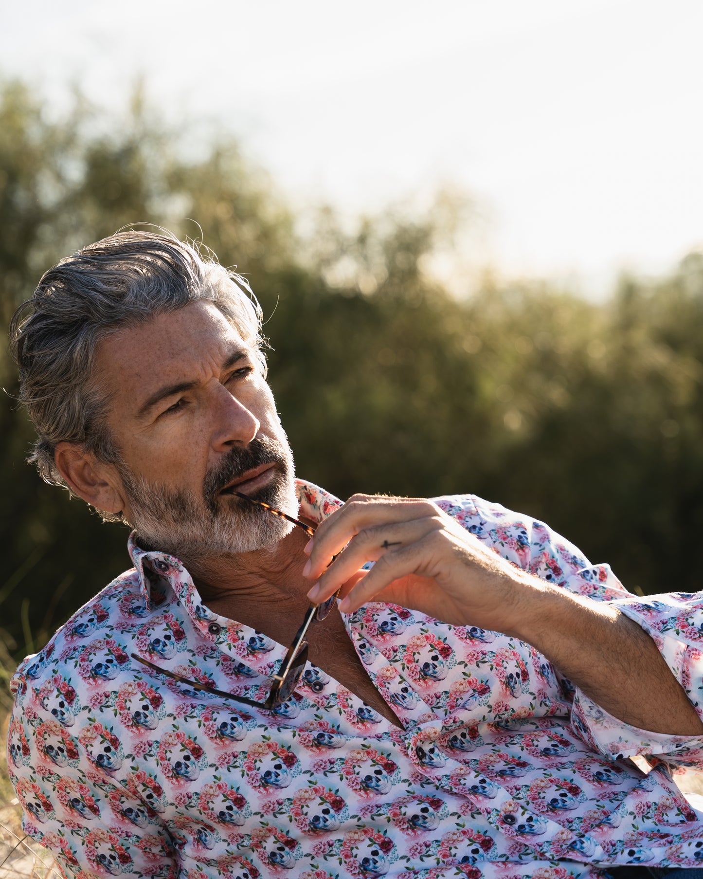 Camisa Montesco calavera blanca - INDOMITO108