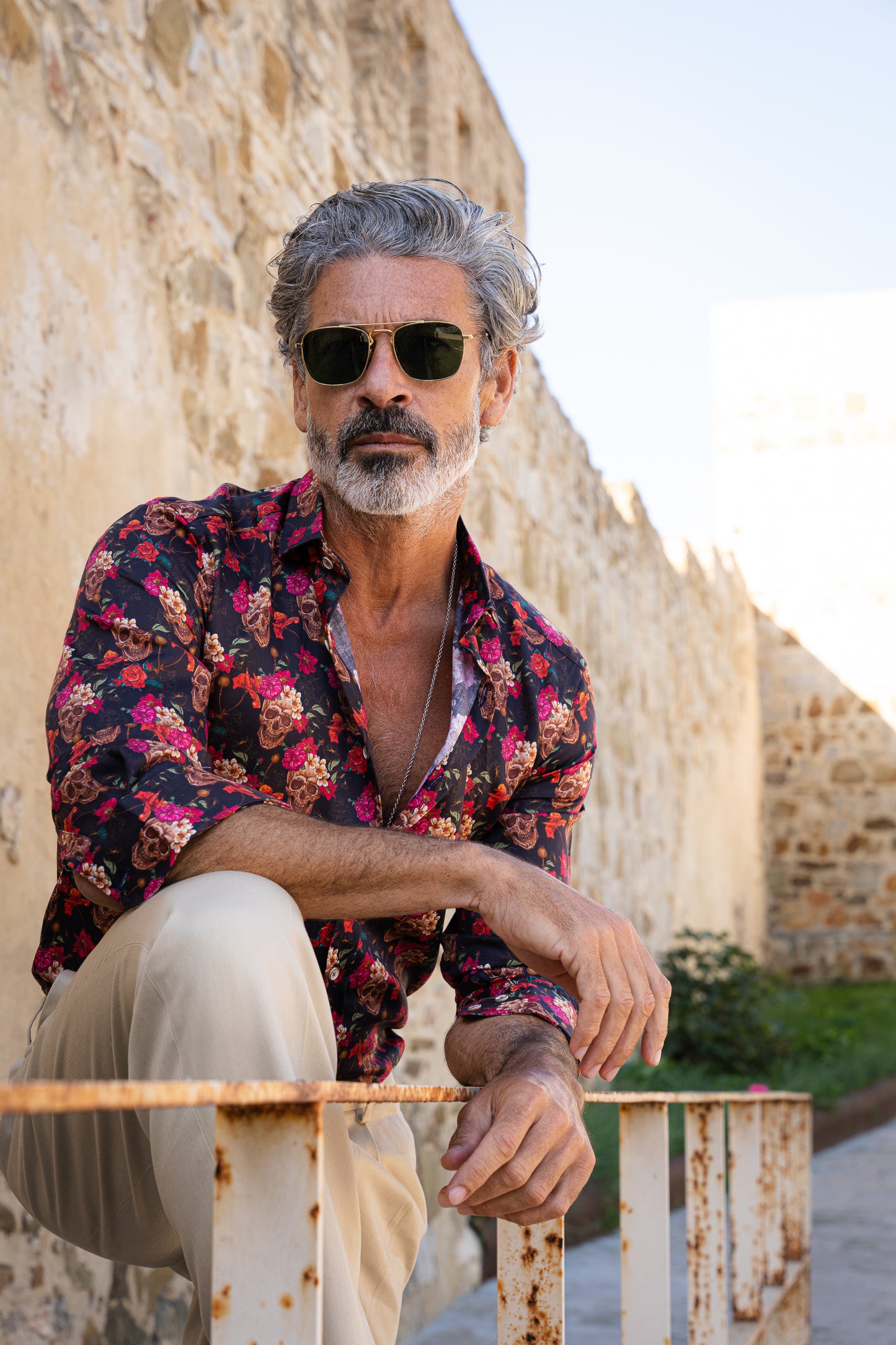 Camisa Montesco lirio rosa - INDOMITO108