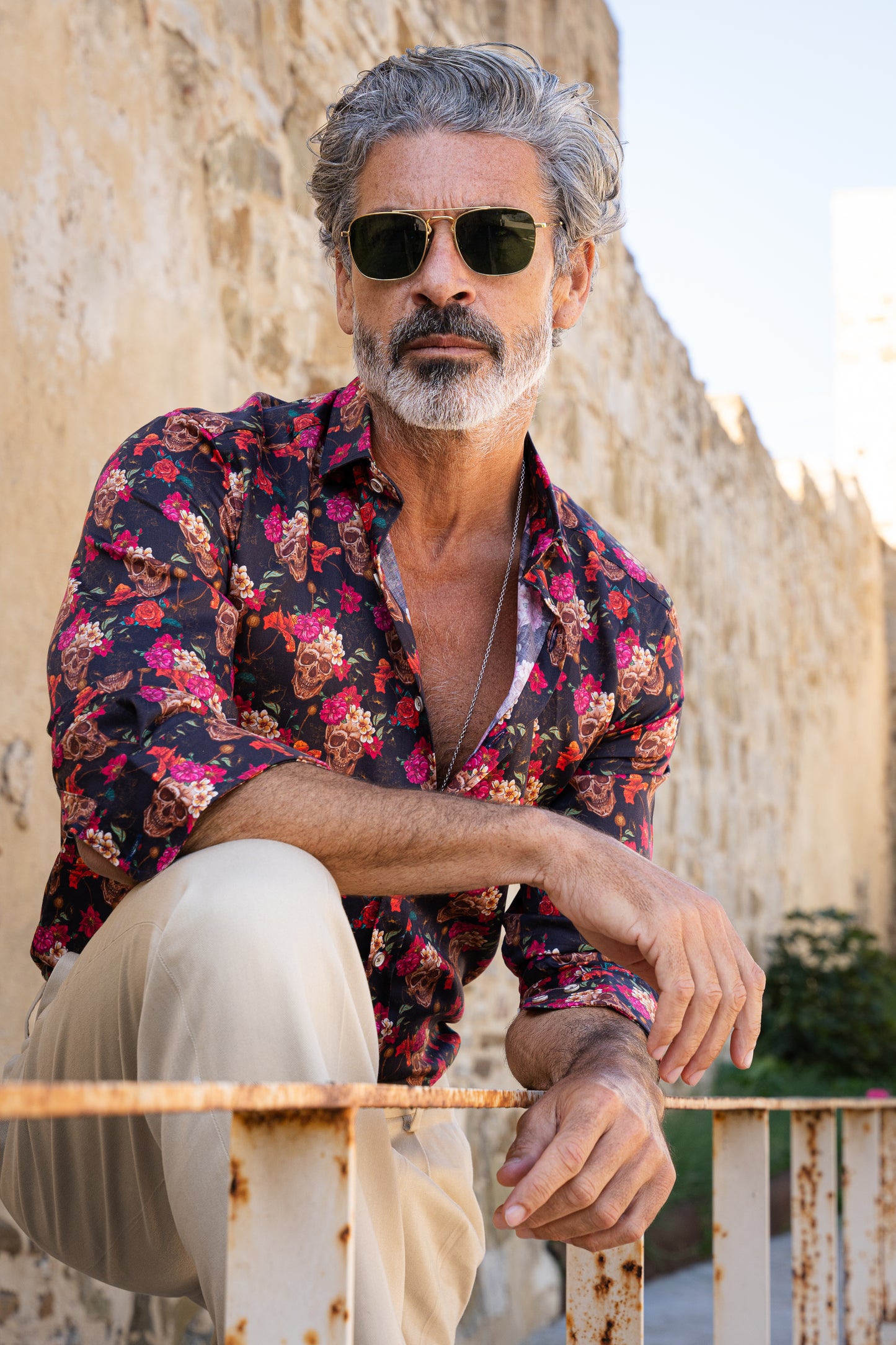 Camisa Montesco lirio rosa - INDOMITO108