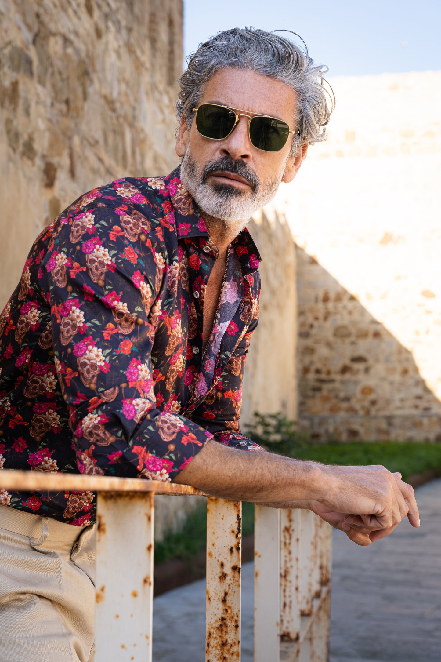 Camisa Montesco lirio rosa - INDOMITO108