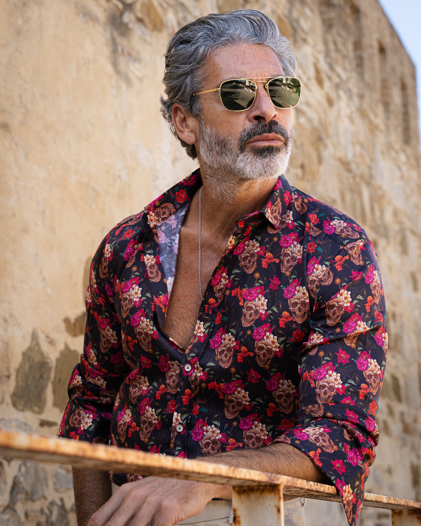 Camisa Montesco lirio rosa - INDOMITO108