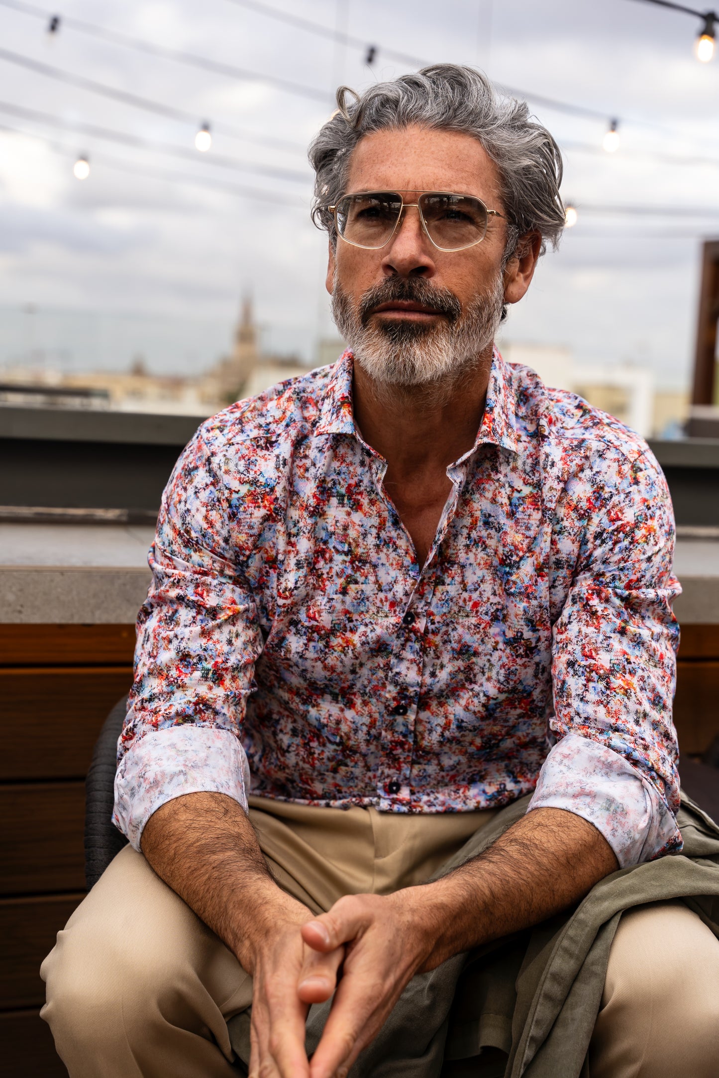 Camisa Monttesco acuarela