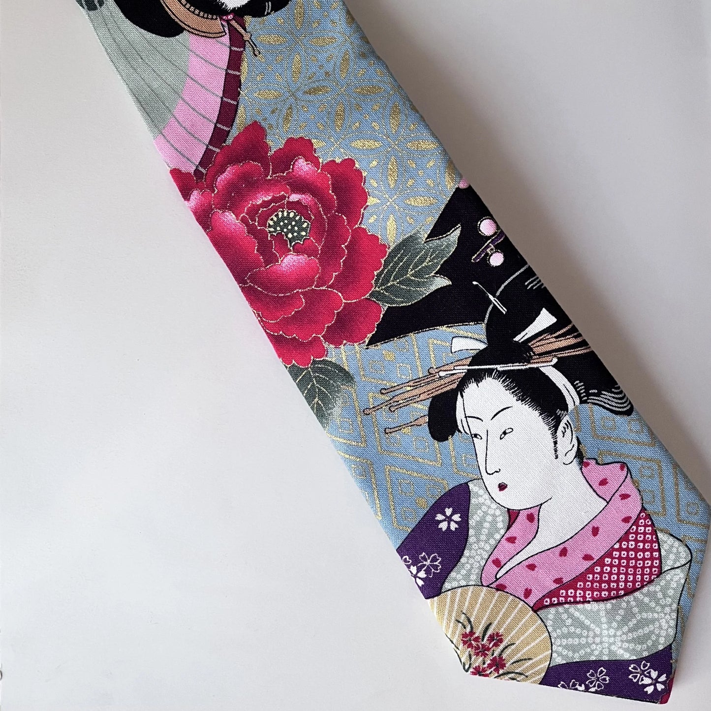 Corbata Geishas Flor
