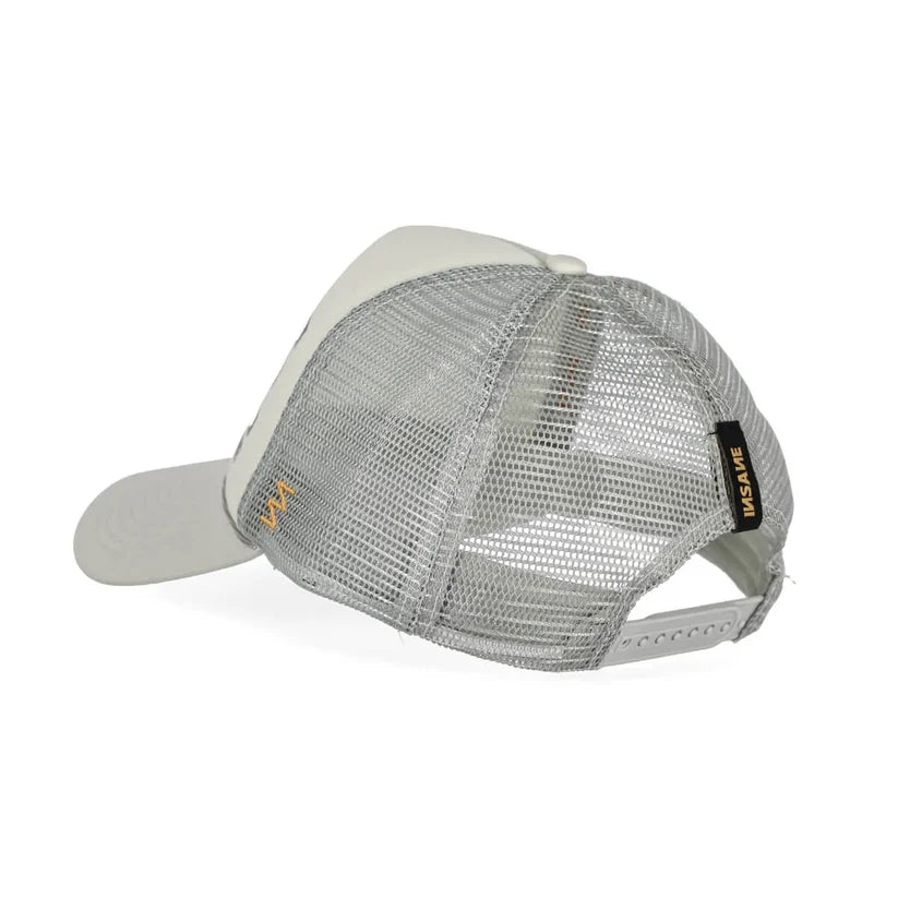 WOW CAP TRUCKER YELLOW & BLUE GLITTER
