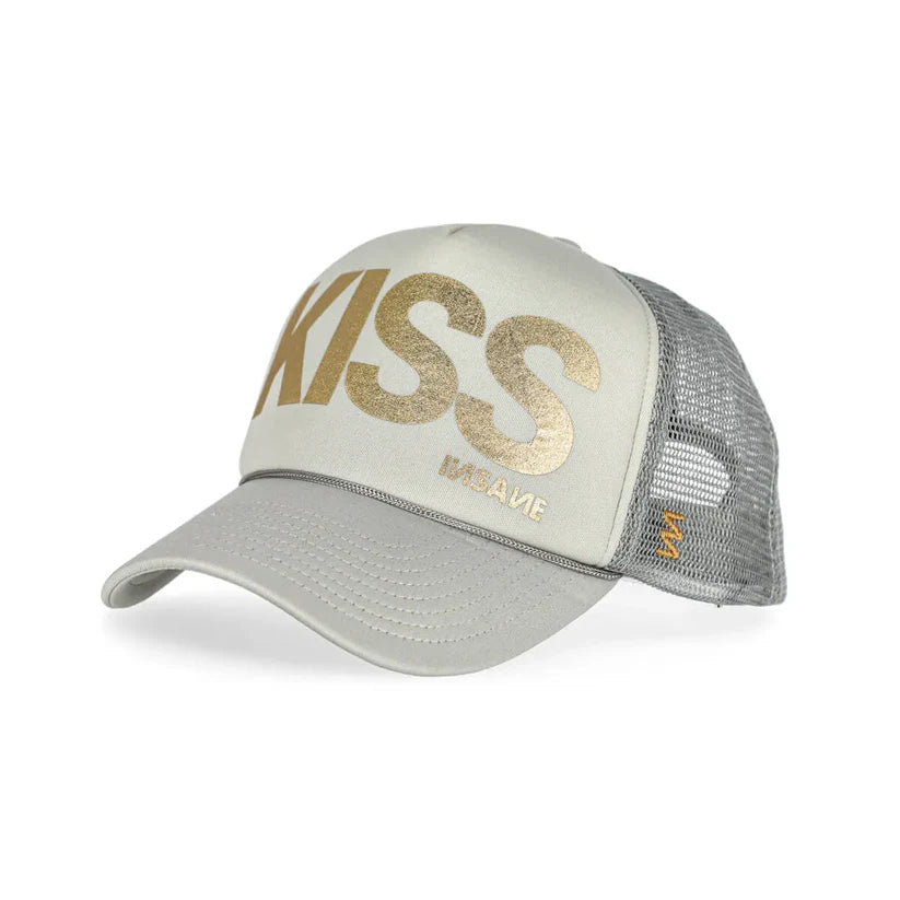 WOW CAP TRUCKER YELLOW & BLUE GLITTER