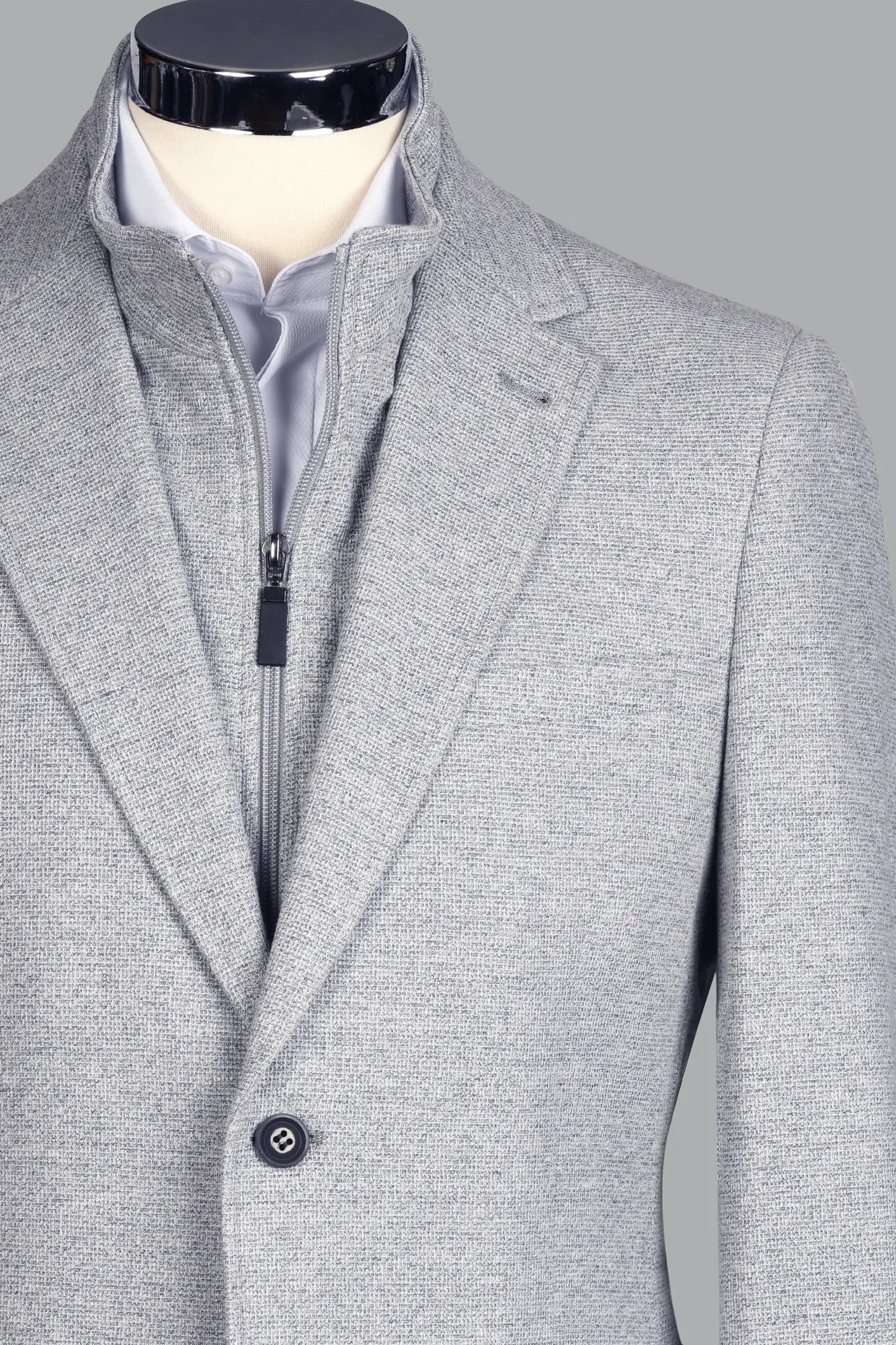 Americana gris tanger semi slim