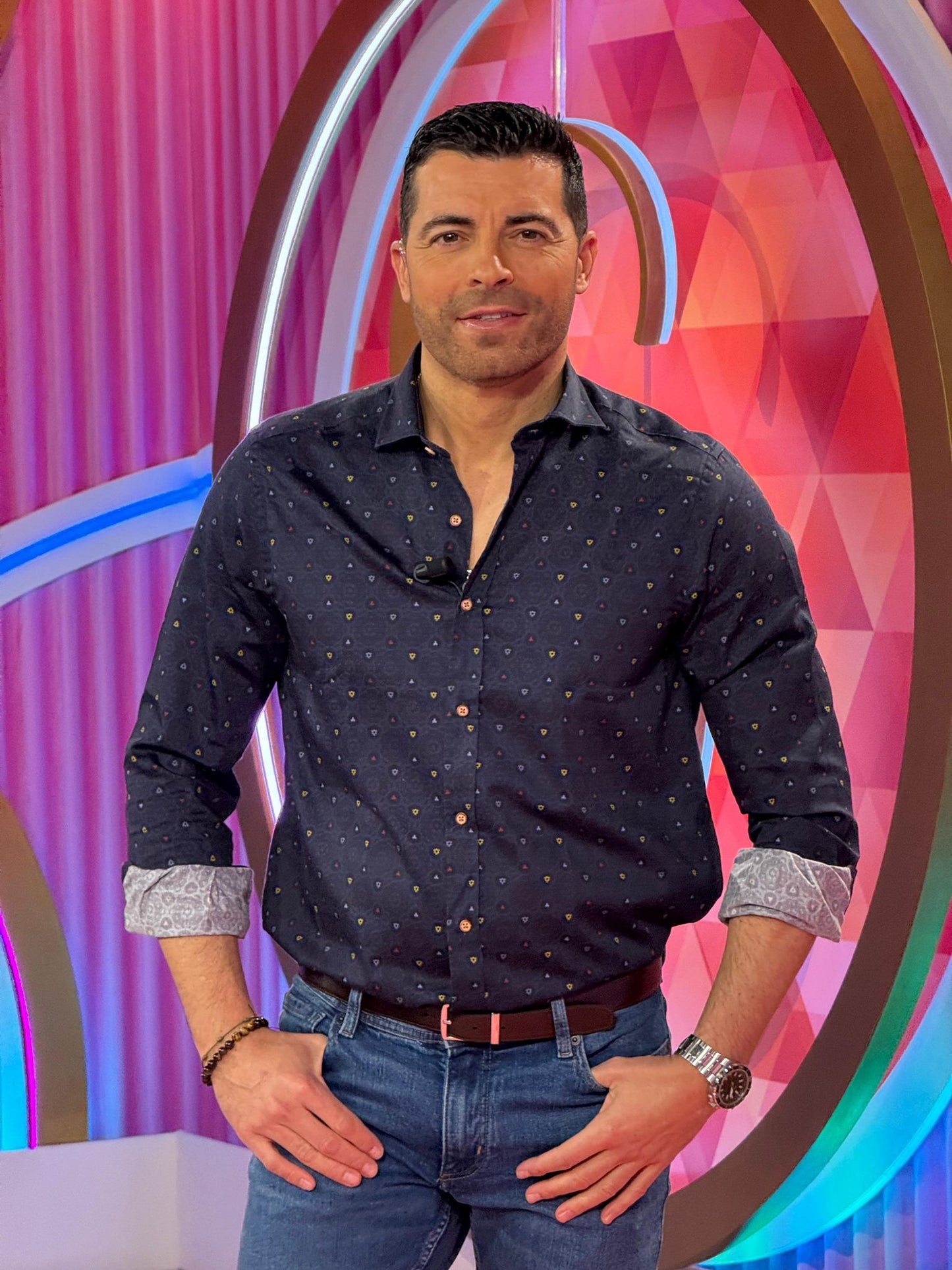 Camisa Monttesco azul socialite