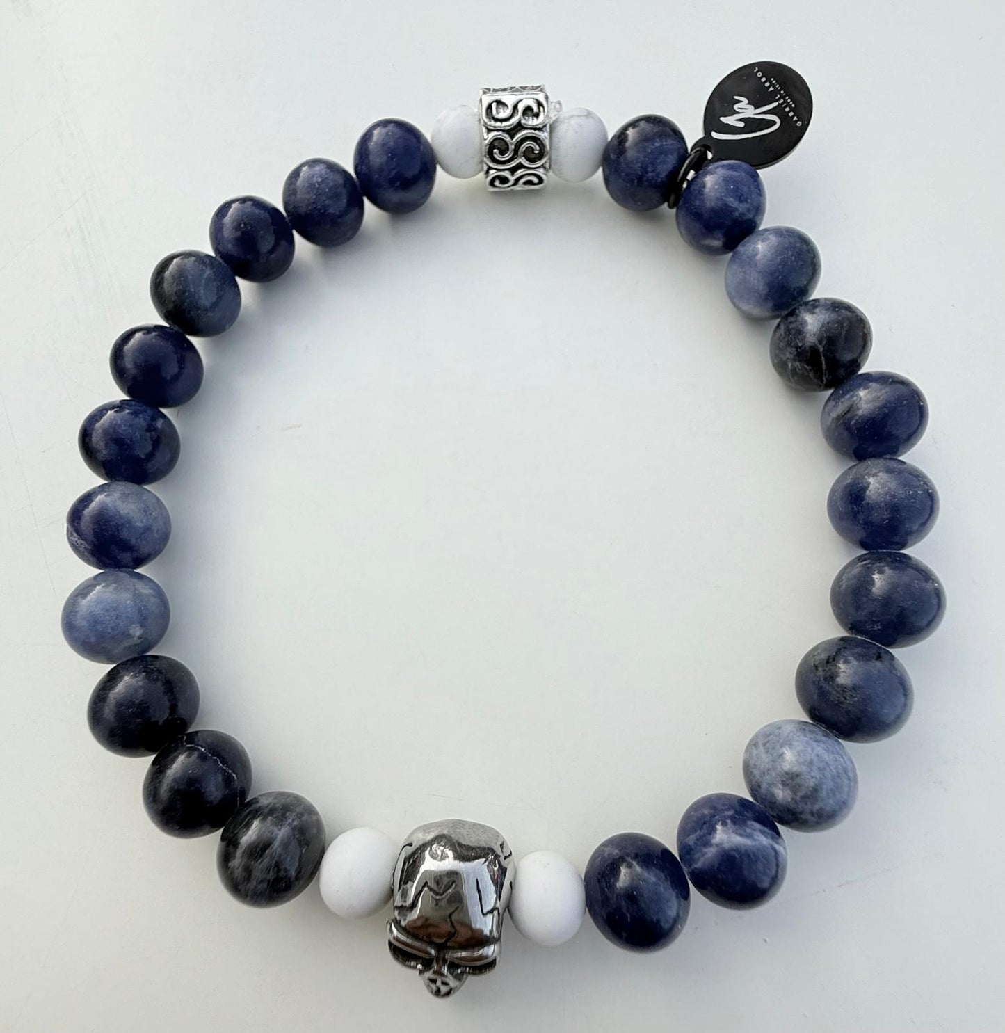 Pulsera gamadeinibiza blue skull