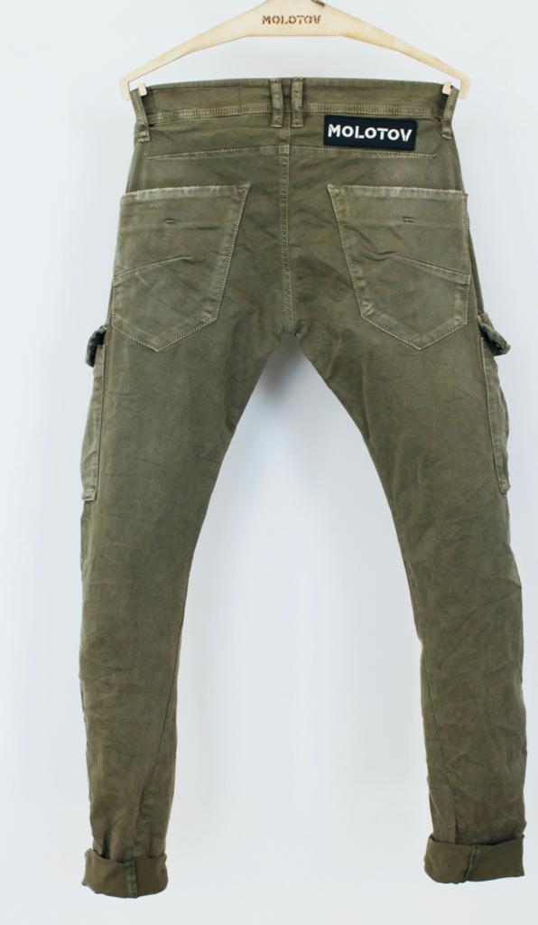 Pantalón cargo MOLOTOV kaki