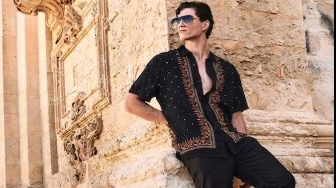 Camisa manga corta Gianni etnic