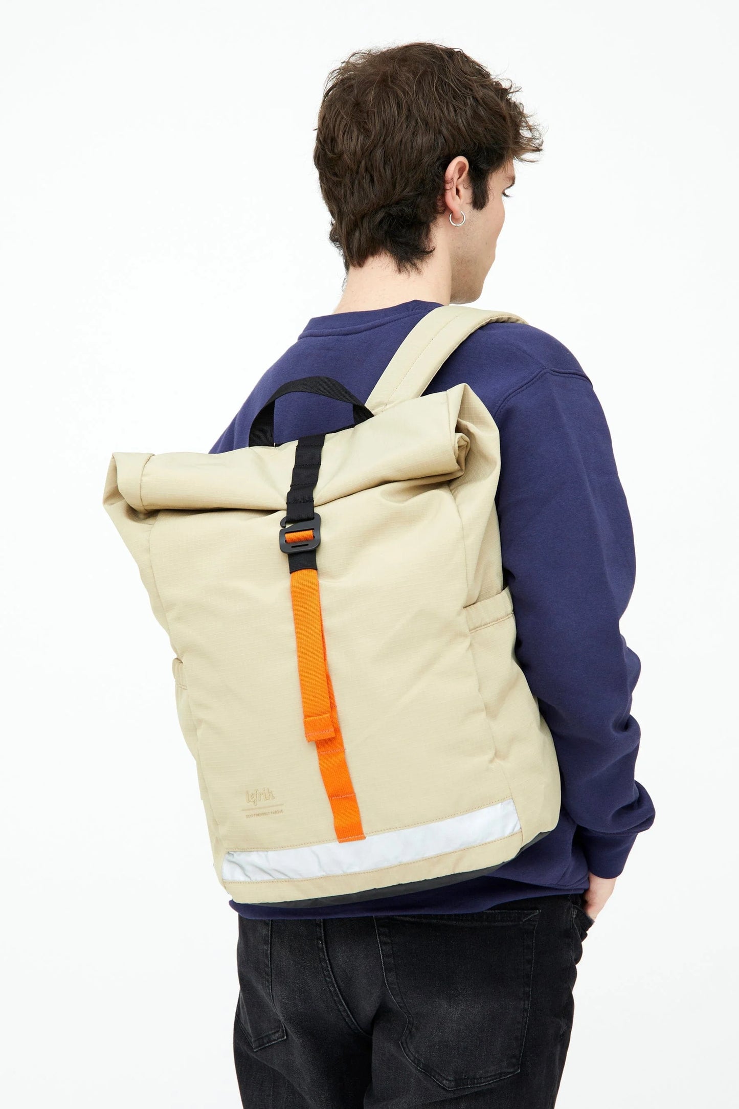 Mochila Lars Roll Stone Vandra beige