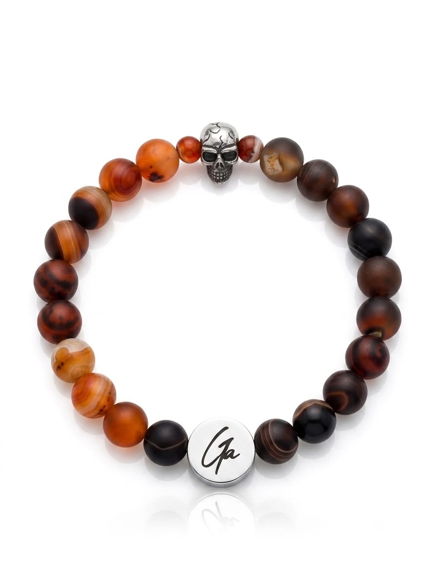 Pulsera gamadeinibiza skull brown