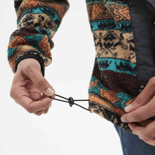 SUDADERA POLAR DALTON Brown Turquoise
