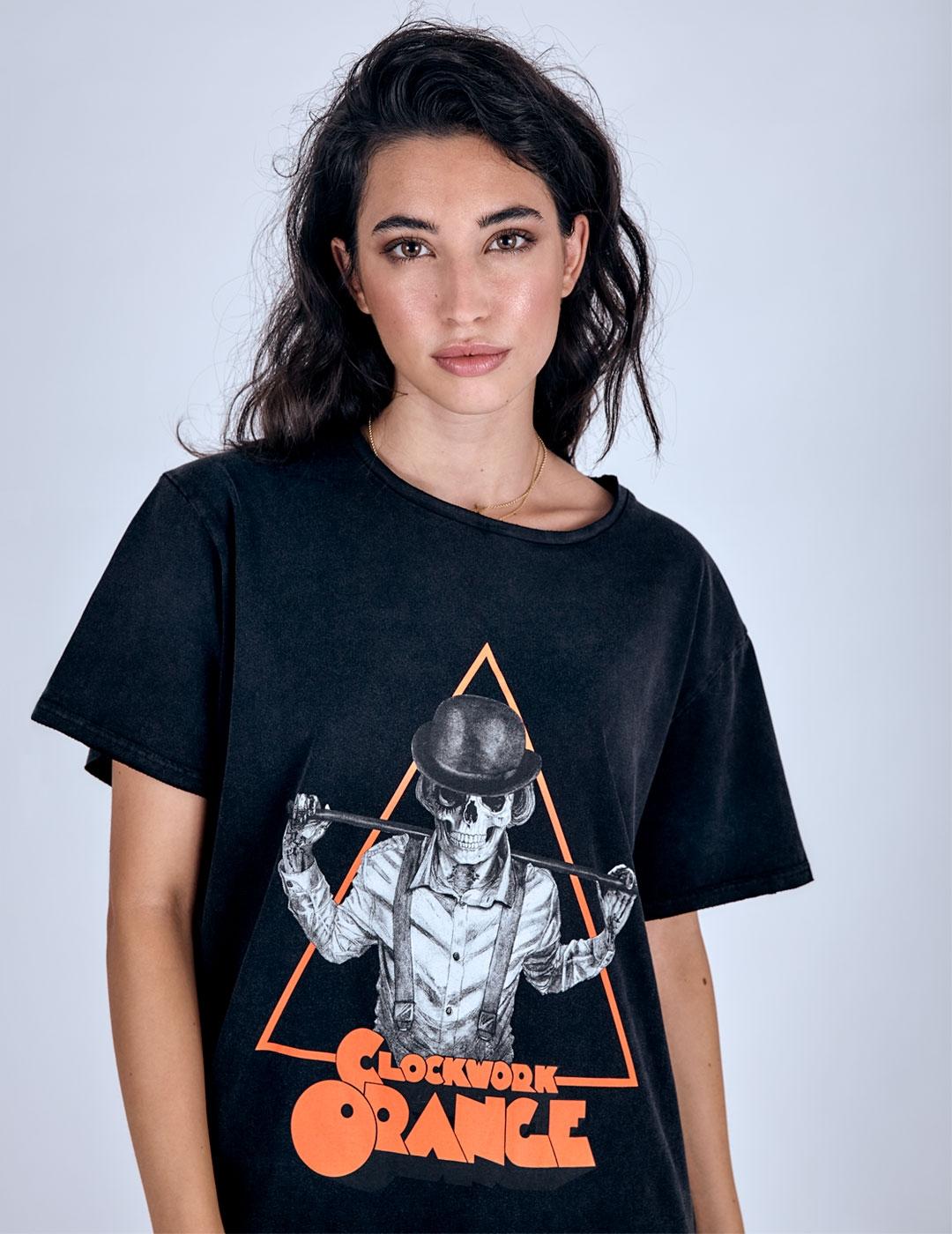 Camiseta Naranja mecanica Le Crane - INDOMITO108