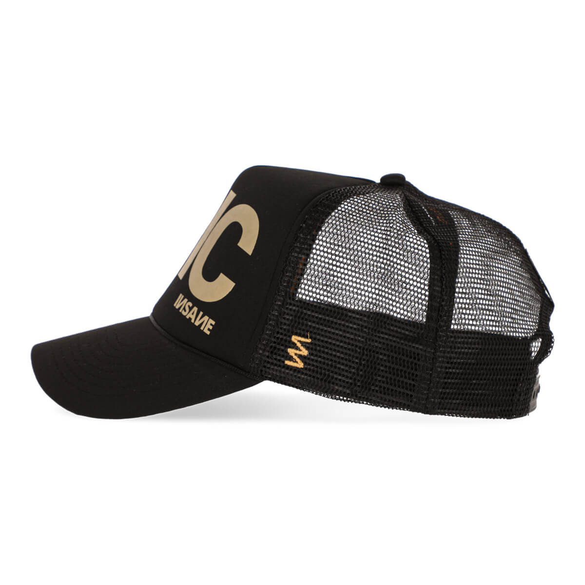 Gorra epic trucker black & gold - INDOMITO108