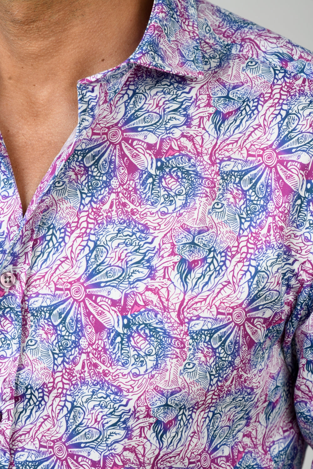 Camisa Montesco tigre blanco - INDOMITO108