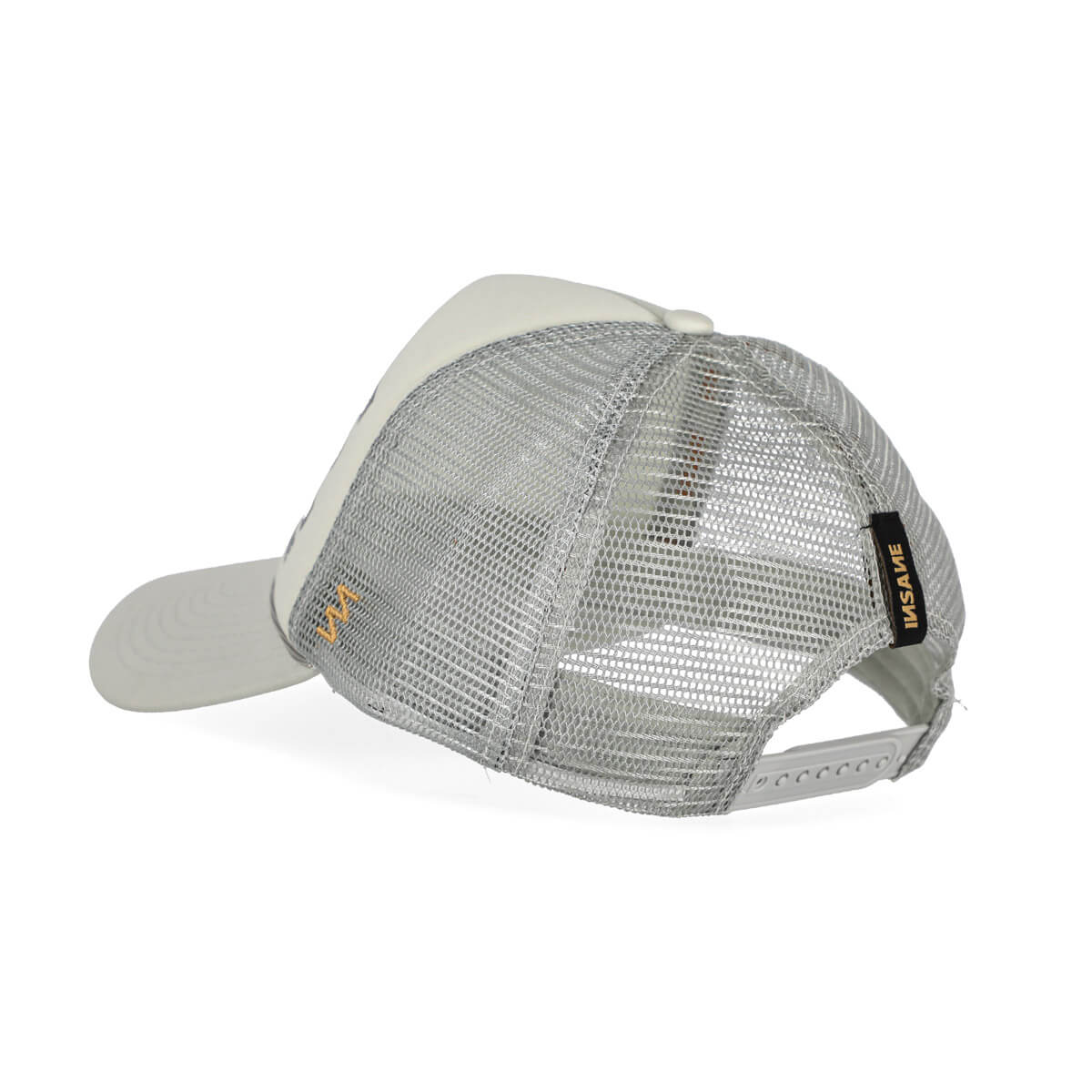 Gorra love trucker light grey & cherry - INDOMITO108