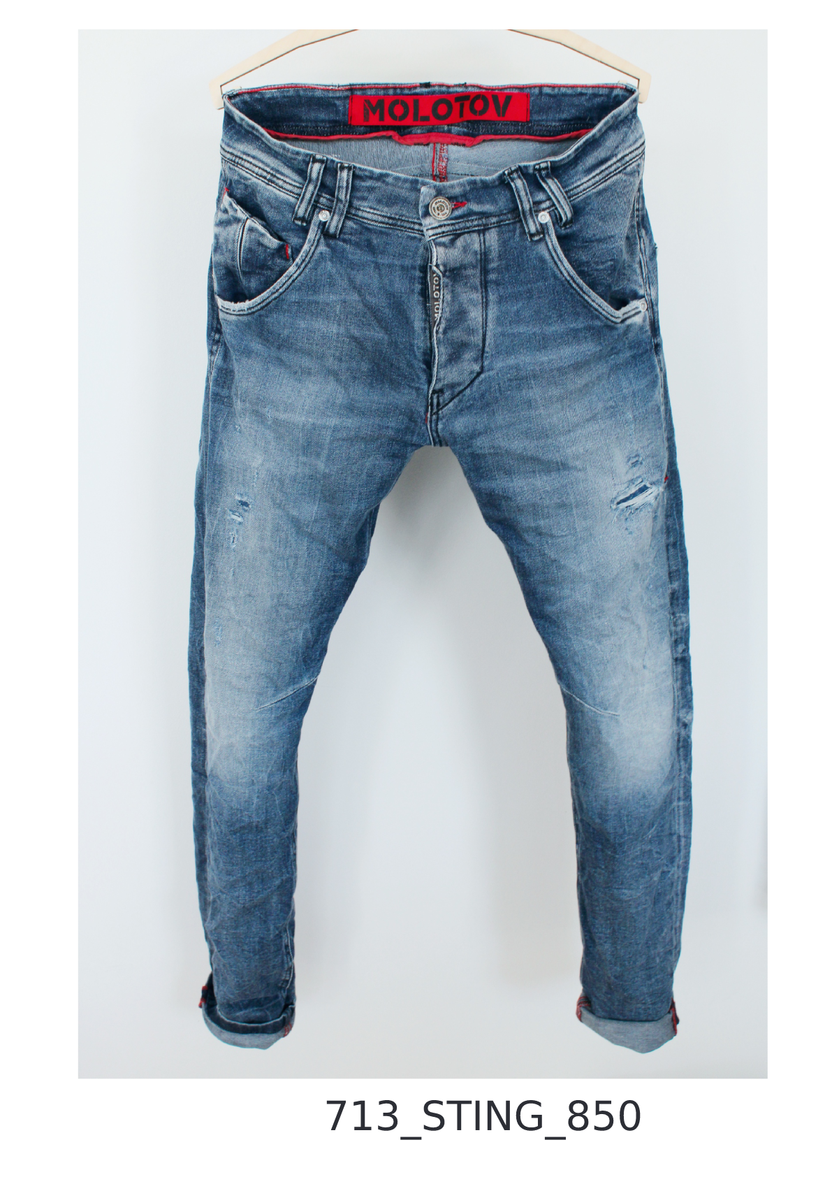 Pantalón tejano MOLOTOV mod. Sting - INDOMITO108