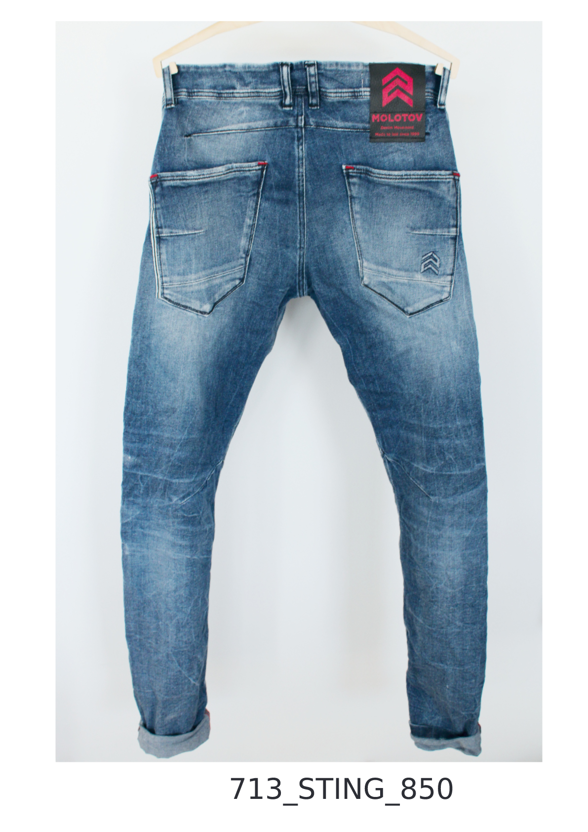 Pantalón tejano MOLOTOV mod. Sting - INDOMITO108