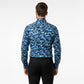 Camisa Estampada Camuflaje Azul Monttesco – Made in Spain