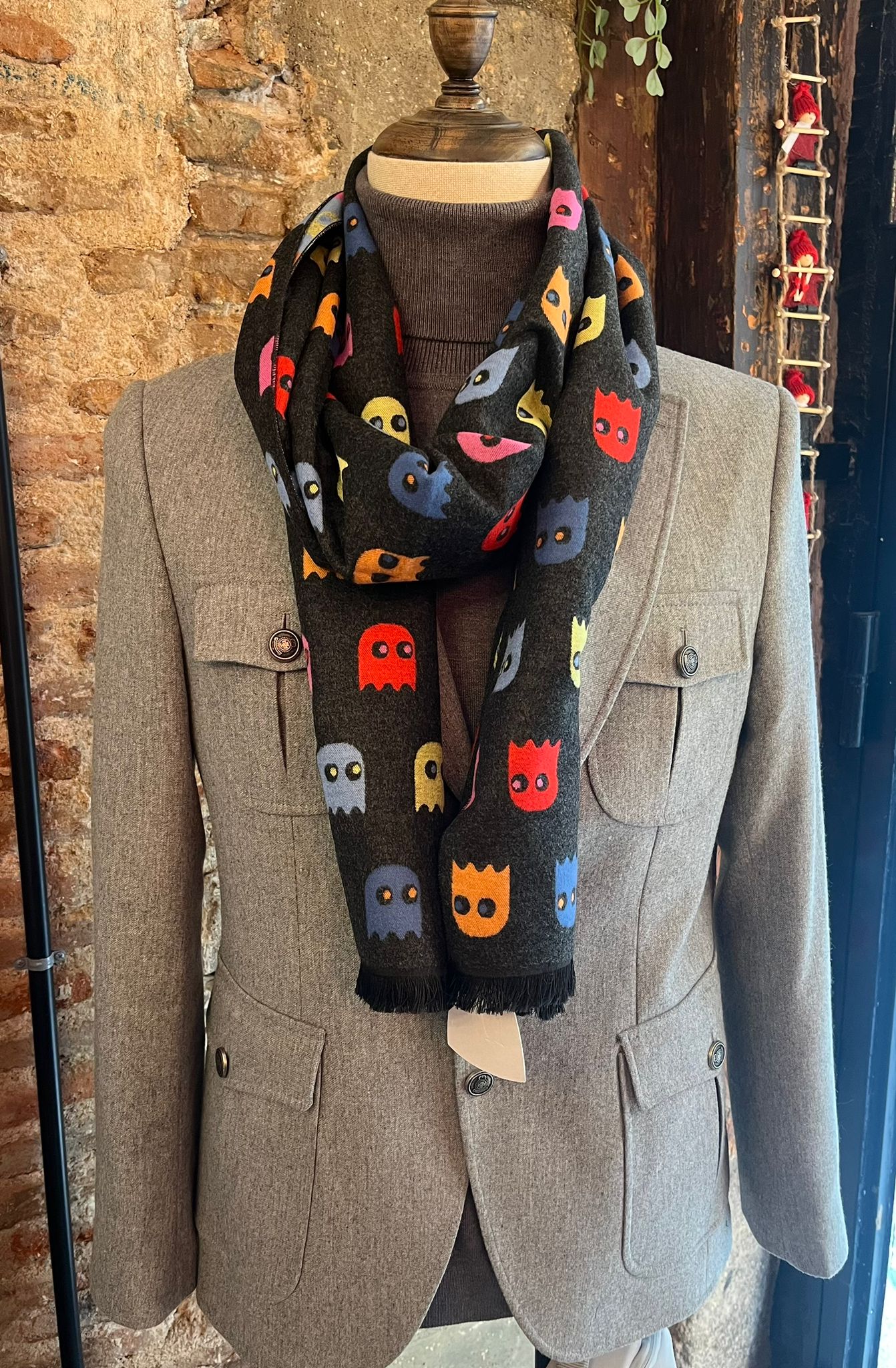 Fular come cocos gris