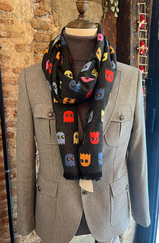 Fular come cocos gris