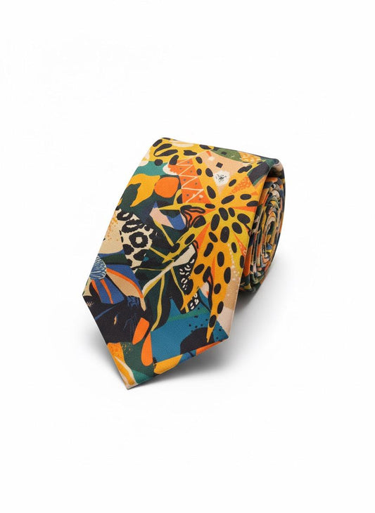 Corbata animal print