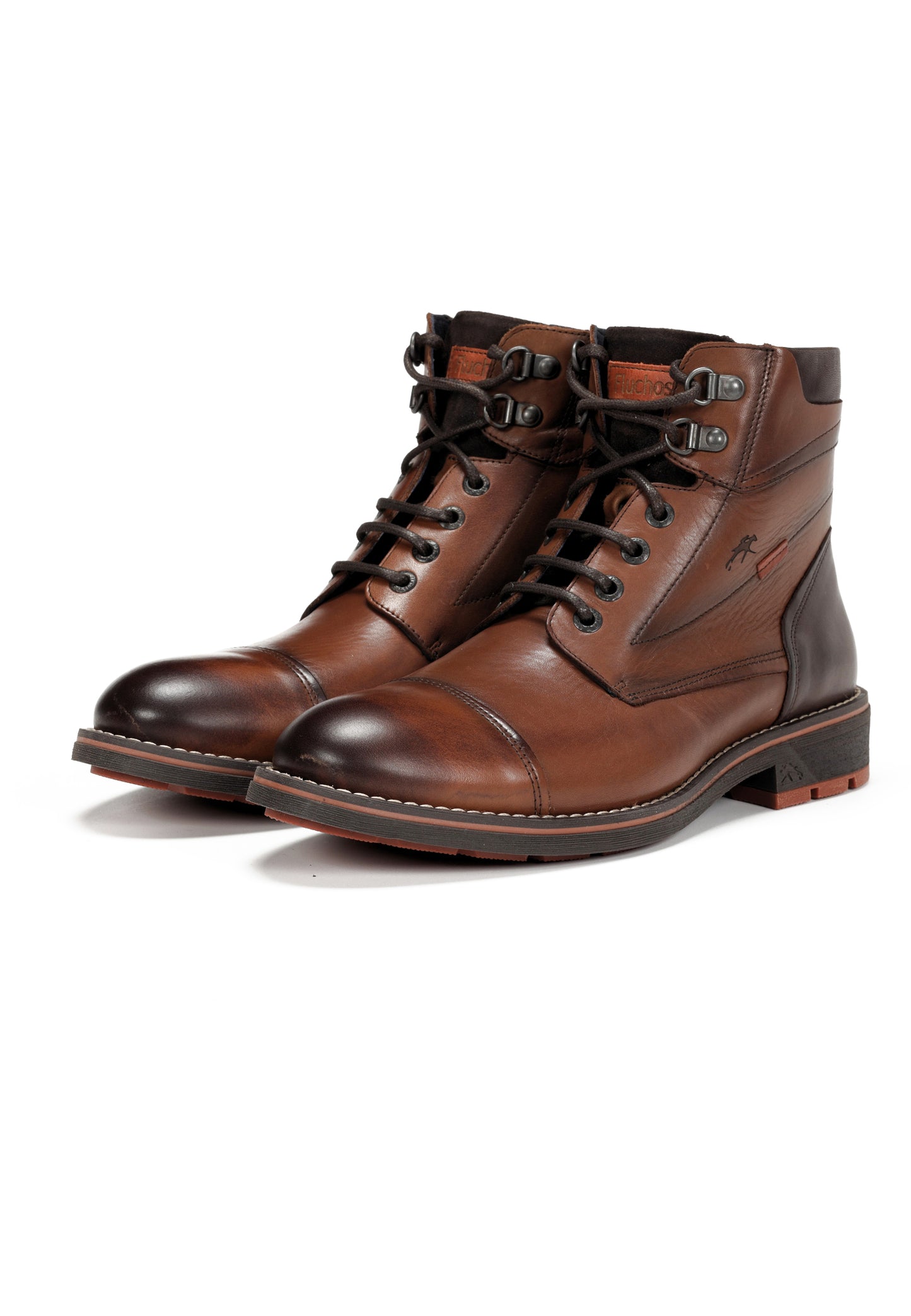 Bota de piel Habana camel