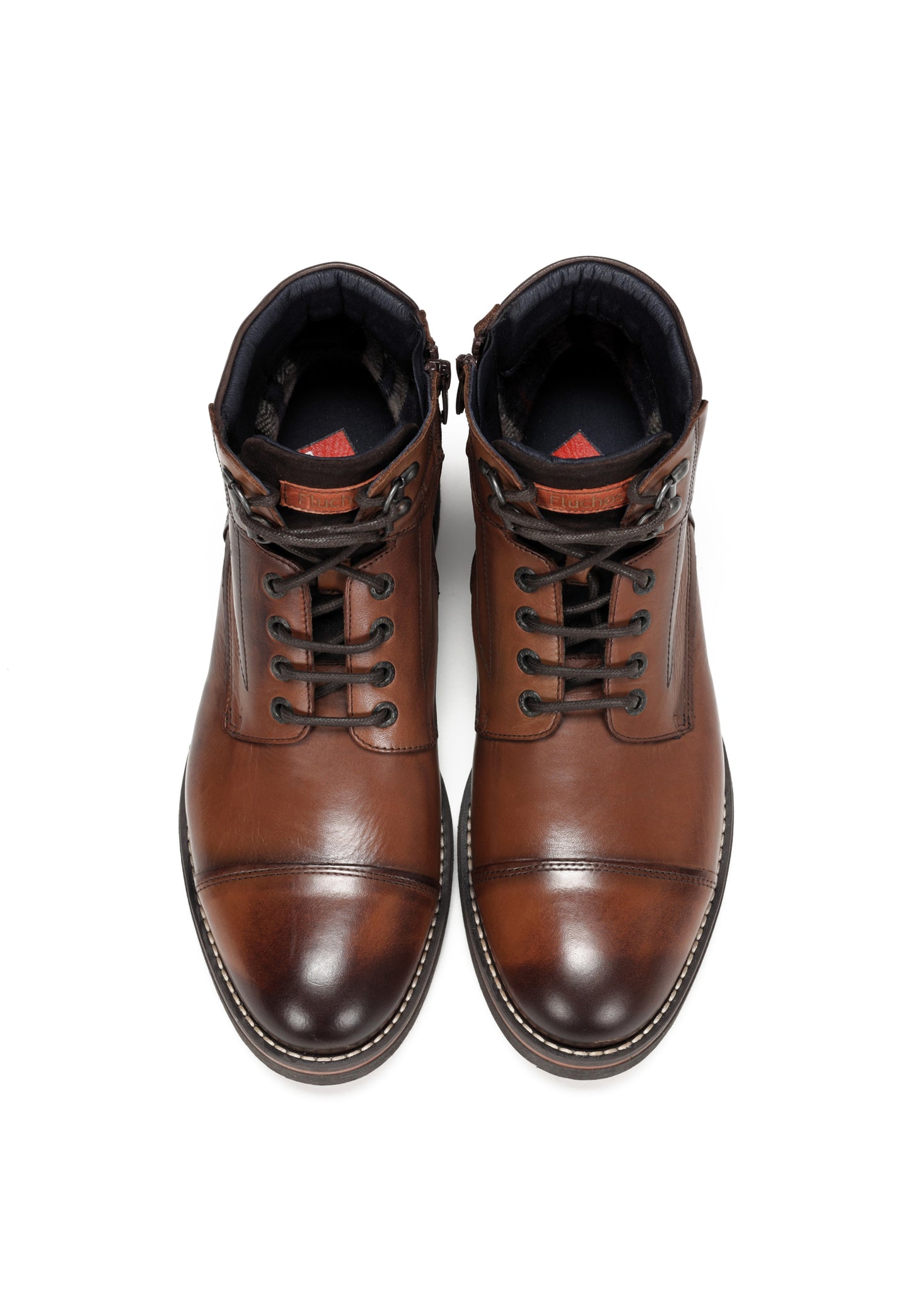 Bota de piel Habana camel