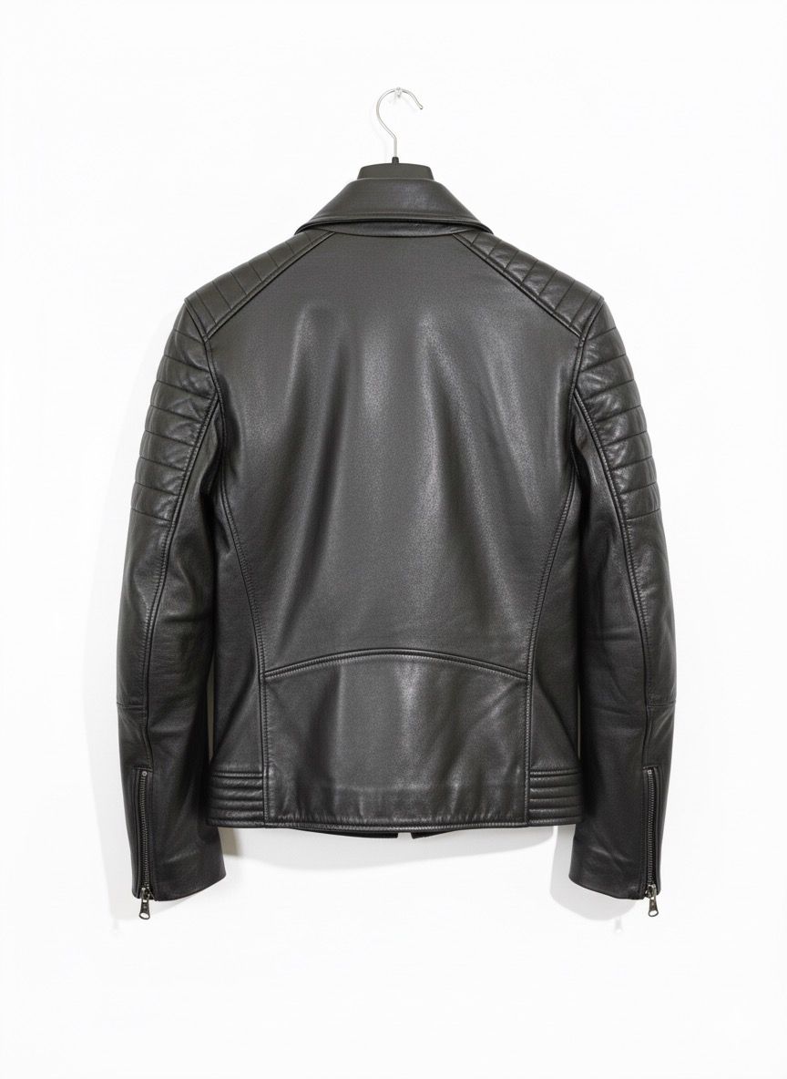 Cazadora de piel perfecto negro