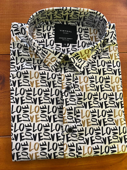 Camisa manga corta Virtual 1856 Love