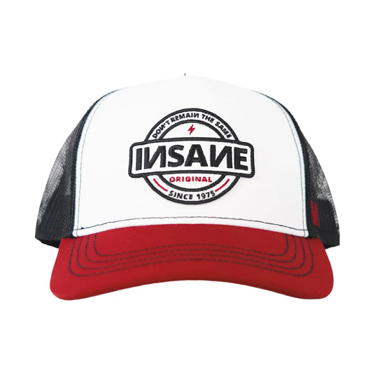 Gorra Insane trucker RED & WHITE - INDOMITO108