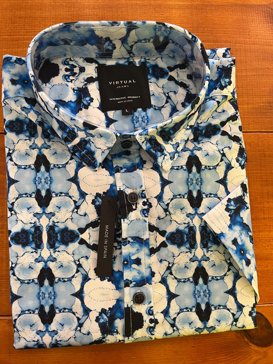 Camisa manga corta Virtual 2022 retro