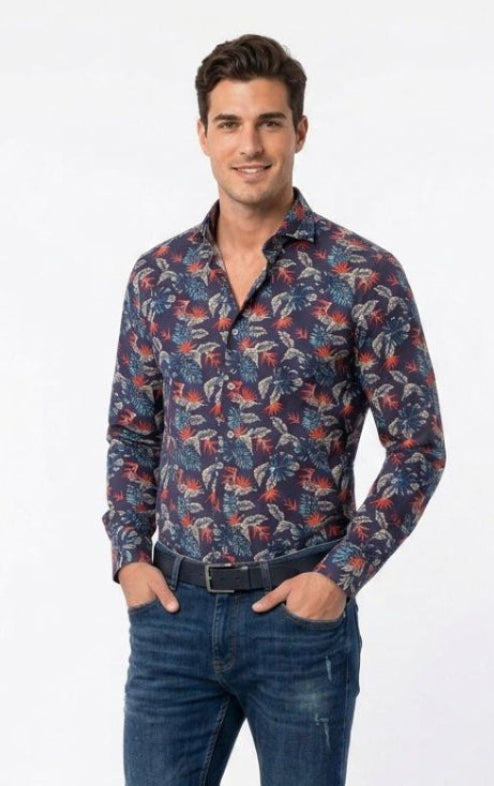 Camisa estampada Monttesco silvestre