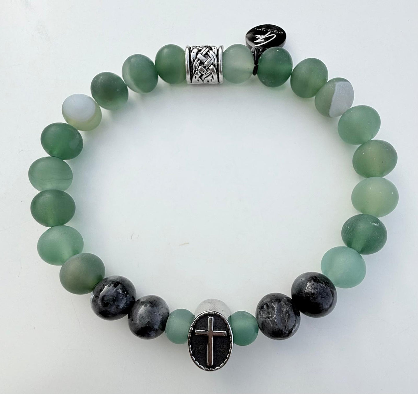Pulsera gamadeinibiza cruz verde