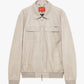 Cazadora bomber napa blanca