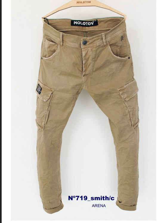 Pantalón smith cargo MOLOTOV arena
