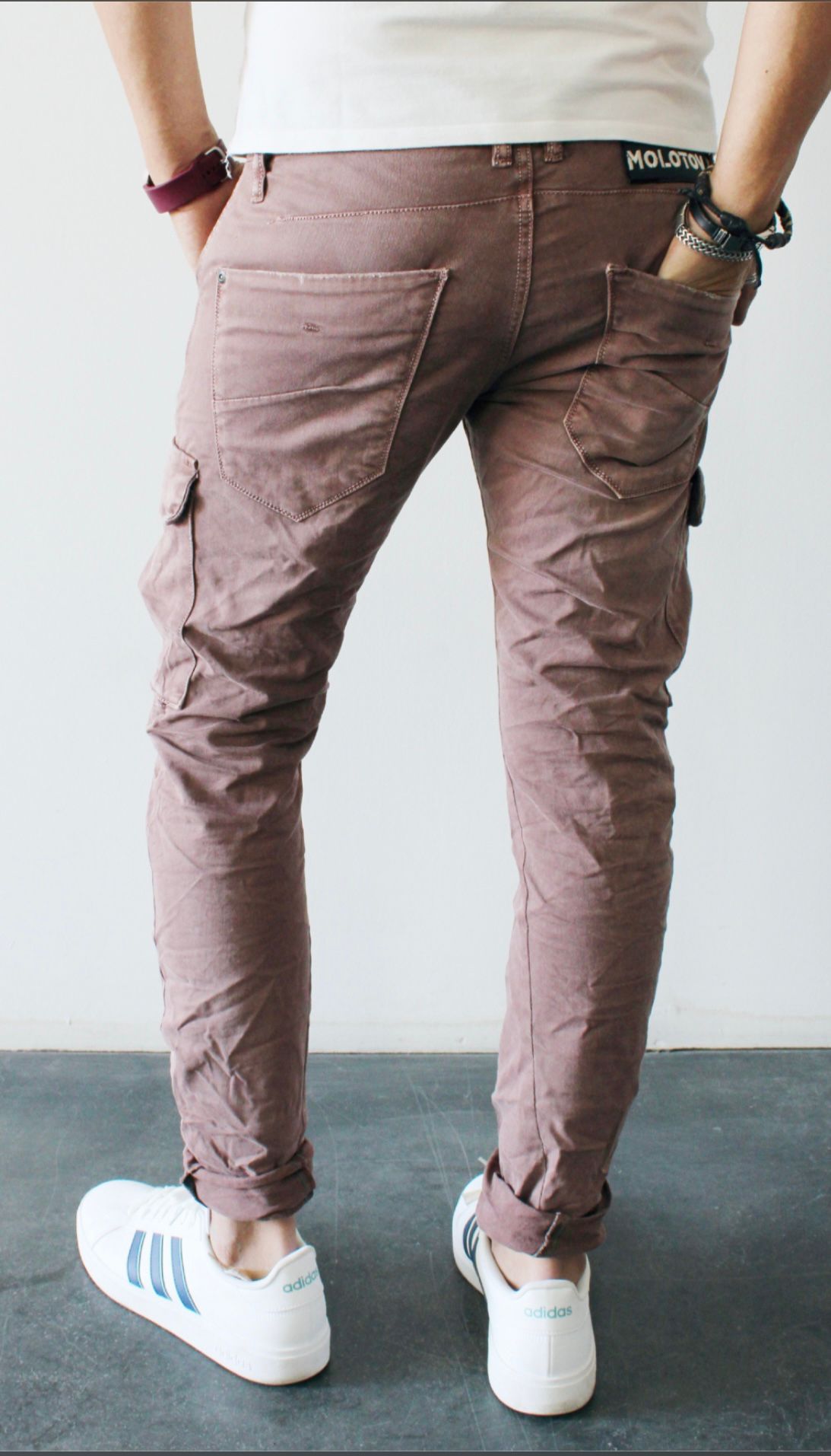 Pantalón cargo MOLOTOV Smith BROWN Made in Spain - INDOMITO108