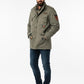 Parka militar gianni con parches