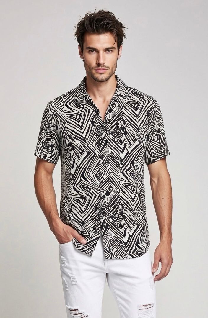 Camisa manga corta Virtual 2264 titán