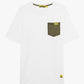 Camiseta Gianni Lupo con bolsillo verde kaki