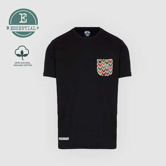 Camiseta Szolt and Frog dinant negro