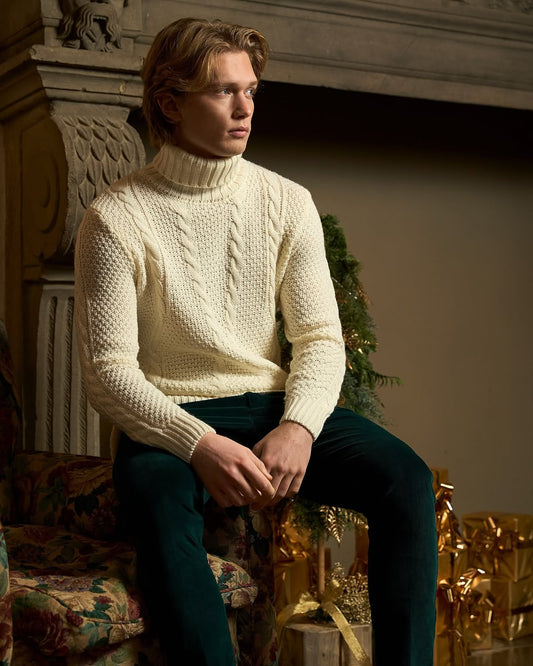 Jersey cuello vuelto gianni cisne