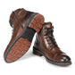 Bota de piel Habana camel